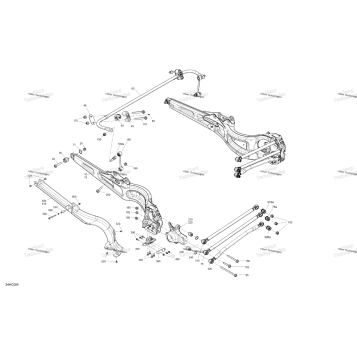 SUSPENSION - REAR COMPONENTS - 64IN