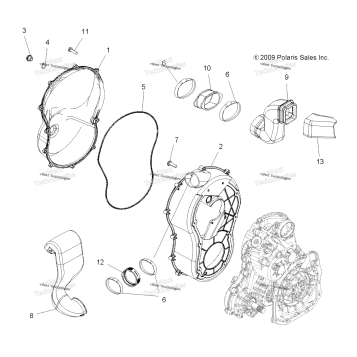 BODY, CLUTCH COVER