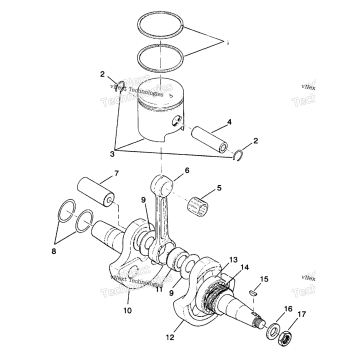 CRANKSHAFT & PISTON TRAIL BLAZER