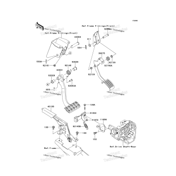BRAKE PEDAL/THROTTLE LEVER