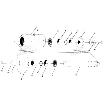 DETAILSFRONT DRIVE ASM. 250 4X4 CENTER TIGHTENER ASSEMBLYPN 1380023