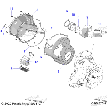 BODY, CLUTCH COVER