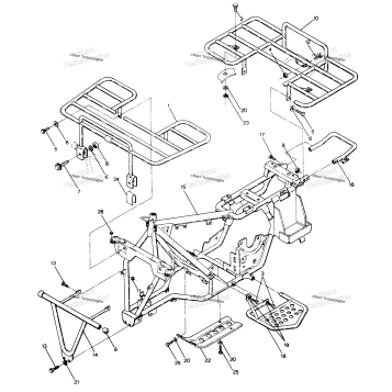 FRAME ASSEMBLY WITH RACKS