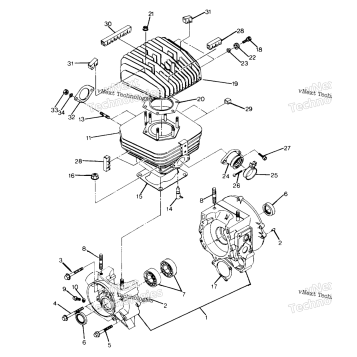 CRANKCASE & CYLINDER ASSEMBLY