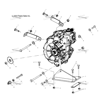 GEARCASE MOUNTING