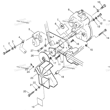 GEARCASE/BRAKE MOUNTING W968540