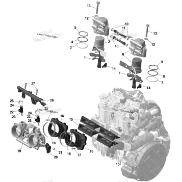 ENGINE - EFI - 598 RS
