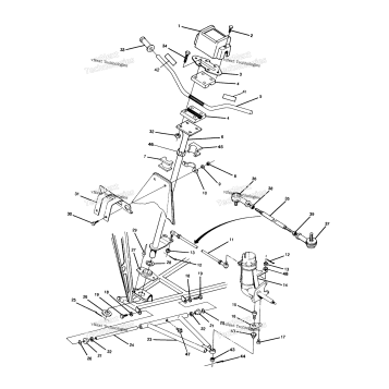 STEERING ASSEMBLY 250 2X4