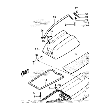 HULL/ENGINE HOOD (JS440-A11/A12/A13)
