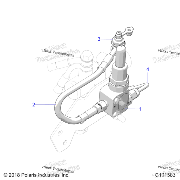 BRAKES, VALVE SYSTEM REDUCING VALVE A19SEP57C1