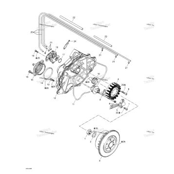 MAGNETO, OIL PUMP