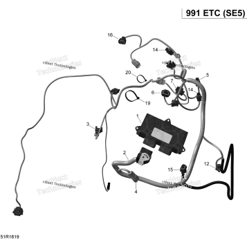 ENGINE HARNESS AND ELECTRONIC MODULE