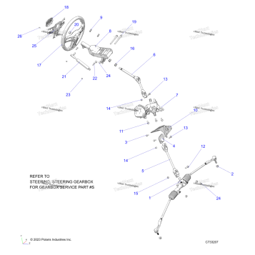 STEERING, STEERING ASM