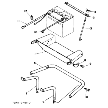 BATTERY TRAY (EF3800DVE)
