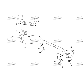 EXHAUST PIPE A02EA09CA/CB/CC