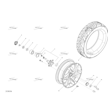 DRIVE SYSTEM, FRONT - RS