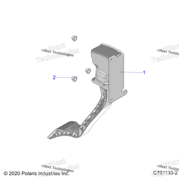 ENGINE, THROTTLE PEDAL