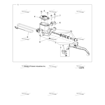 BRAKES, FRONT BRAKE LEVER & MASTER CYLINDER