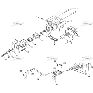 REAR BRAKE XPLORER 400L