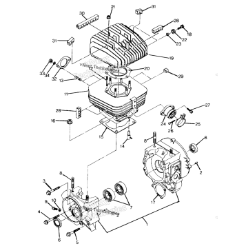 CRANKCASE & CYLINDER ASSEMBLY