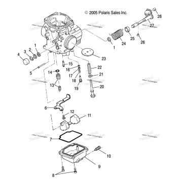 CARBURETOR, LOWER /AD/AF