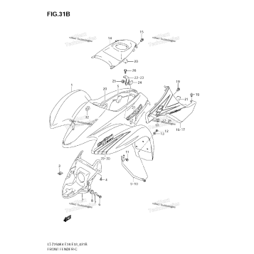 FRONT FENDER (MODEL K6)