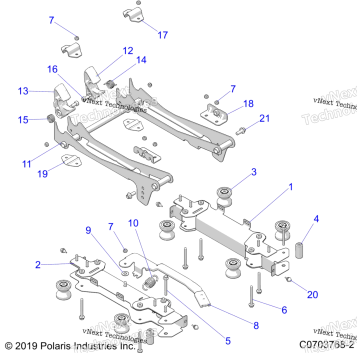 BODY, SEAT MOUNTING, DRIVERS Z23RAB92A/92B