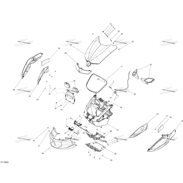 BODY AND ACCESSORIES - FRONT STORAGE