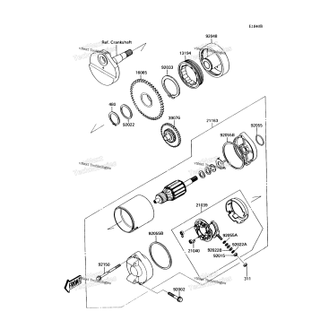 STARTER MOTOR (JS300-A3/A4/A5)