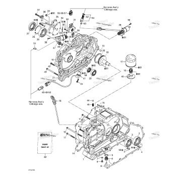 CLUTCH HOUSING AND COVER