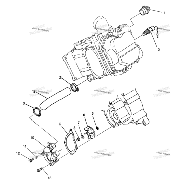 WATER PUMP MAGNUM 6X6 & MAGNUM 6X6 SWEDISH S968744