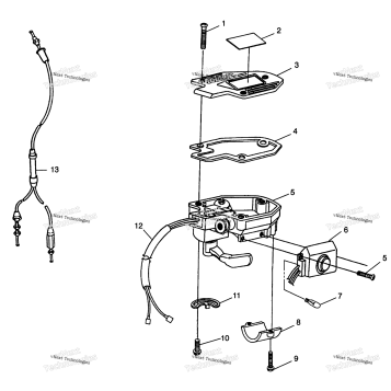 CONTROLS THROTTLE ASM./CABLE