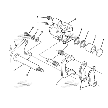 FRONT BRAKE ASSEMBLY TRAIL BOSS UPDATE