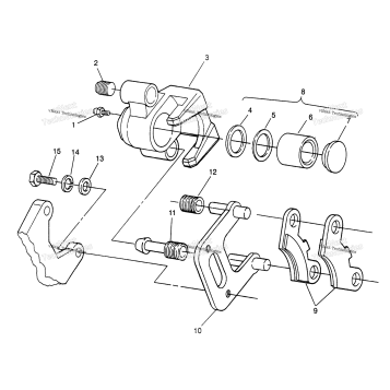 FRONT BRAKE 6X6 400L W968740 & 6X6 400L NORWEGIAN