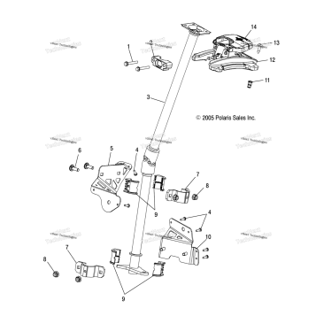 STEERING POST, ASSEMBLY /FSA/FSB