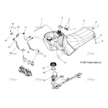 FUEL SYSTEM, FUEL TANK & FUEL LINES