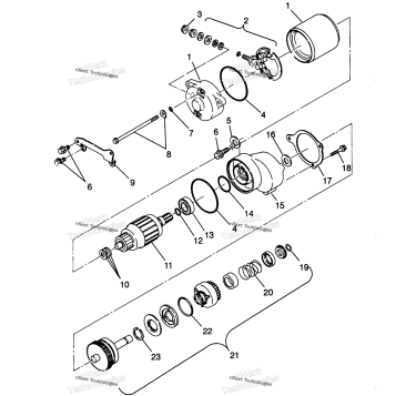 STARTING MOTOR SCRAMBLER