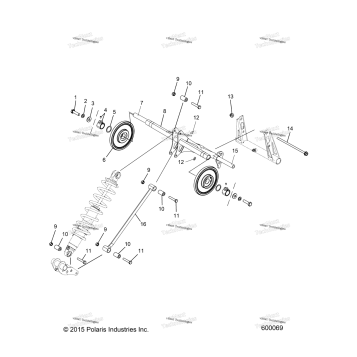 SUSPENSION, TORQUE ARM, REAR ALL OPTIONS