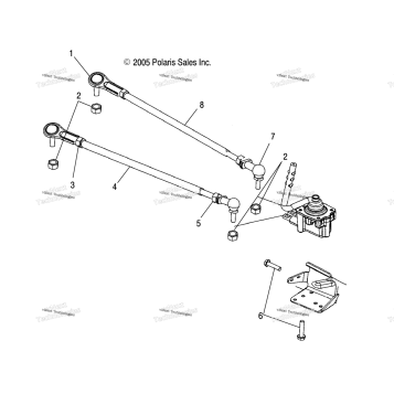 TRANSMISSION, SELECTOR MOUNTING