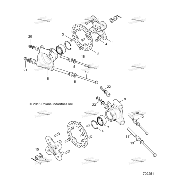SUSPENSION, REAR CARRIER
