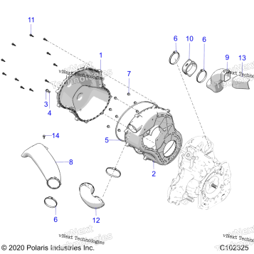 BODY, CLUTCH COVER