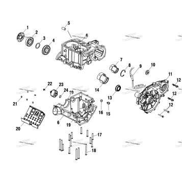 CRANKCASE /AF/AG