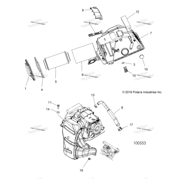 ENGINE, AIR INTAKE