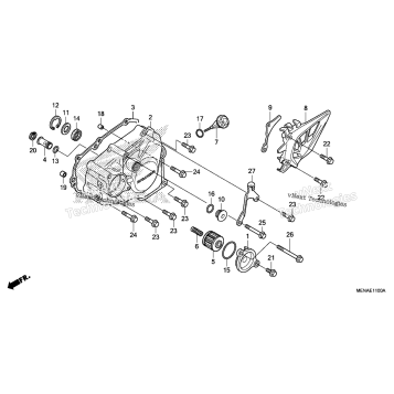 LEFT CRANKCASE COVER