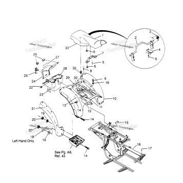 REAR CAB & SEAT ASSEMBLY SPORTSMAN 4X4