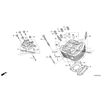 FRONT CYLINDER HEAD