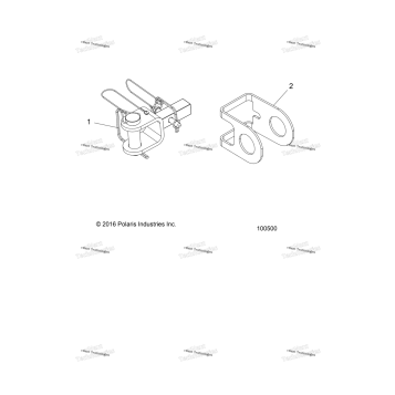 BODY, REAR HITCH
