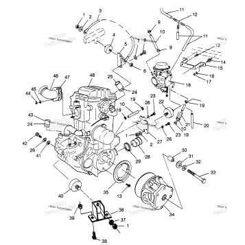ENGINE MOUNTING W98AE50A