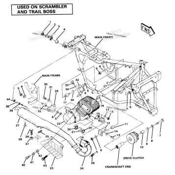 ENGINE & MUFFLER MOUNTING