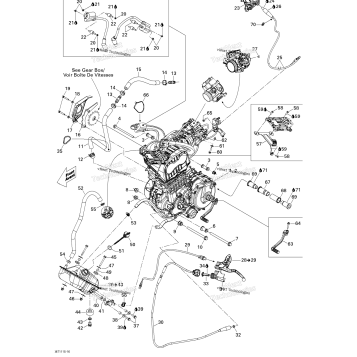 ENGINE AND ENGINE SUPPORT